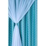 Cortina Semi-blackou Berlim 4,00m x 2,50m Cor Verde água - 2