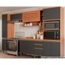 Cozinha Modulada Telasul Thela Macadâmia Thela Macadâmia 5 Peças (2aéreos+1balcão+2paneleiros) - 1