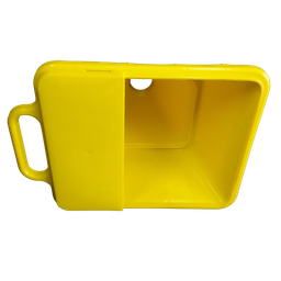 Caneca Amarela 3.5L com Tampa para Pistola Bailéu Pistola de Projeção - 3