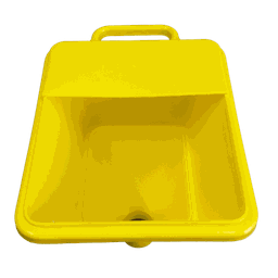 Caneca Amarela 3.5L com Tampa para Pistola Bailéu Pistola de Projeção - 1