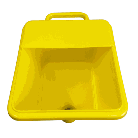 Caneca Amarela 3.5L com Tampa para Pistola Bailéu Pistola de Projeção