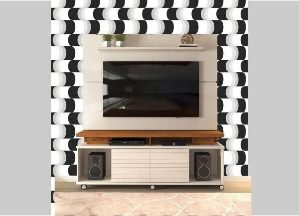 Adesivo de parede Decorativo Abstrato 11 - Rolo com 1 Metro x 0,58cm - 4