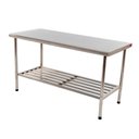 Ver imagem 1 de Mesa Aço Inox 430 1,50x0,70 Multiuso - Imeca