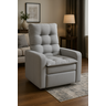 Poltrona Marin Linho Cinza - 1
