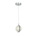 Ver imagem 1 de Lustre Pendente Led 7w Saturno Globo Cristal Dourado 3000k Bivolt
