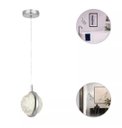 Ver imagem 4 de Lustre Pendente Led 7w Saturno Globo Cristal Dourado 3000k Bivolt