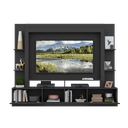 Ver imagem 5 de Estante Rack com Painel e Suporte Tv 65" Moscou Multimóveis Preto/tenerife