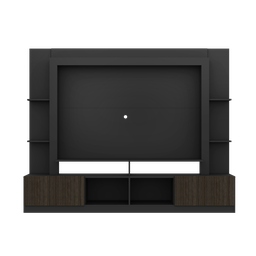 Estante Rack com Painel e Suporte TV 65" Moscou Multimóveis Preto/Tenerife - 6