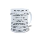 Ver imagem 2 de Caneca de Porcelana Branca Personalizada Hino 7 da Harpa Cristã Cristo Cura Sim