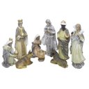 Ver imagem 4 de Decoração Enfeite Natal Presépio Natalino Resina 9 Peças