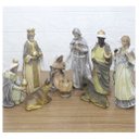 Ver imagem 1 de Decoração Enfeite Natal Presépio Natalino Resina 9 Peças