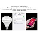 Ver imagem 4 de Lâmpada Led 12w E27 Rgb Colorida com Caixa de Som Bluetooth e Controle Remoto