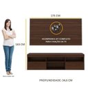 Ver imagem 5 de Rack com Painel e Suporte para TV até 65 Polegadas Flórida Multimóveis Duna