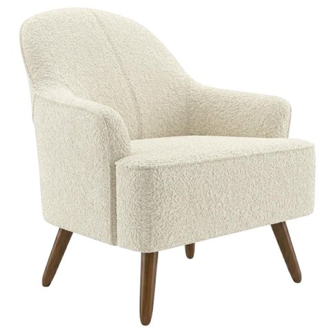 Poltrona Decorativa Naomi Pes Madeira Boucle Tce 1010 Moll