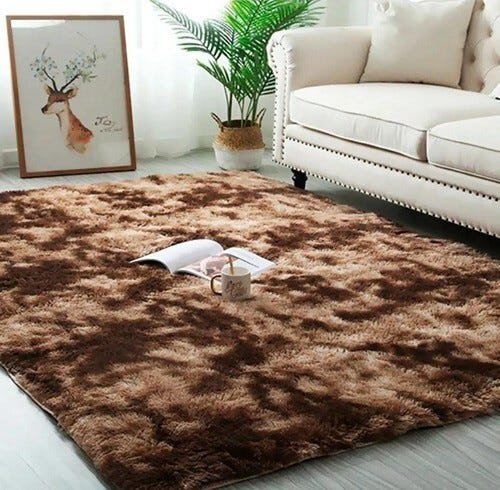 Tapete Sala Peludo 2,00 x 2,40 Mt - Violeta-Escuro - Mesclado - 1