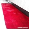 Tapete Passadeira Peludo Corredor 2,00 x 0,60 - Vermelho - Cores - 1