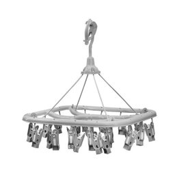 Varal calcinha cueca Meia 24 pregadores quadrado Astra - Branco - 5