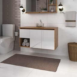Conjunto para Banheiro Apollo 90 Suspenso- Fabribam Gabinetes - 2