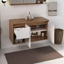 Ver imagem 4 de Conjunto para Banheiro Apollo 90 Suspenso- Fabribam Gabinetes