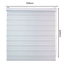 Ver imagem 5 de Persiana Rolo Double Vision Zebra 100larg X 220alt Branca com Bando - Sala/ Escritório/quarto/sacada
