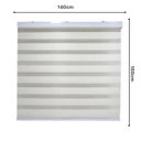 Ver imagem 5 de Persiana Rolo Double Vision Zebra 140larg X 160alt Linho com Bando - Sala/ Escritório/quarto/sacada