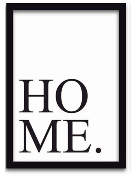 Conjunto Quadros Decorativos 3 peças 40x60 Home - Moldura Preta - 3