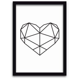 Conjunto Quadros Decorativos 3 peças 30x45 MDF Folha Home - Moldura Preta - 4