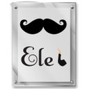 Ver imagem 2 de Placa em acrílico decorativa Ele e Ela 35x45cm