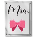 Ver imagem 2 de Placa em acrílico decorativa Mr. e Mra. 35x45cm