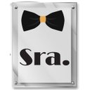 Ver imagem 2 de Placa em acrílico decorativa Sr. e Sra 35x45cm