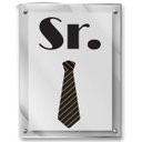 Ver imagem 1 de Placa em acrílico decorativa Sr. e Sra 35x45cm