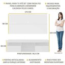 Ver imagem 4 de Painel TV até 65 Polegadas com Rack Suspenso Flórida Multimóveis