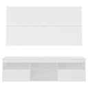 Ver imagem 7 de Painel TV até 65 Polegadas com Rack Suspenso Flórida Multimóveis