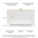 Ver imagem 4 de Painel p/ TV 60" Quebec Multimóveis Branco