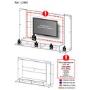 Ver imagem 5 de Painel p/ TV 60" Quebec Multimóveis Branco