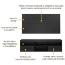 Ver imagem 3 de Rack com Painel para TV até 65 Polegadas e 2 Portas Toronto Multimóveis