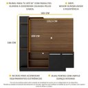 Ver imagem 3 de Estante com Painel para TV 55 Polegadas e 2 Portas Porto Multimóveis