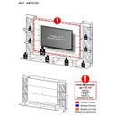 Ver imagem 6 de Painel TV até 60 Polegadas com Espelho e Prat. Vidro