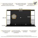 Ver imagem 4 de Painel TV até 60 Polegadas com Suporte, Espelho, Prateleiras