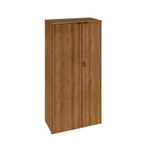 Armário Alto Fechado com 02 Portas 161,5x80x42cm Wlaf80 Lâmina Mel - Preto