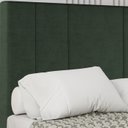 Ver imagem 6 de Cabeceira Queen 158 cm Madrid Veludo Verde Soon