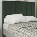 Ver imagem 2 de Cabeceira Queen 158 cm Madrid Veludo Verde Soon