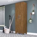 Ver imagem 2 de Kit 3 Armários Organizadores Multiuso Íris 2 Portas Castanho Wood - Moval
