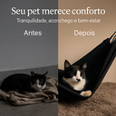 Ver imagem 3 de Rede de Descanso para Pets, Algodão 100%, 160x70cm, Portátil, Preta