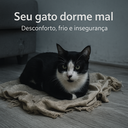 Ver imagem 2 de Rede de Descanso para Pets, Algodão 100%, 160x70cm, Portátil, Preta