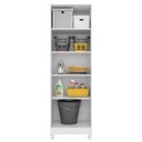 Ver imagem 4 de Kit 3 Armários Organizadores Multiuso Íris 2 Portas Branco - Moval