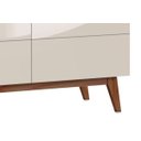 Ver imagem 5 de Rack Classic +3G 180cm Off White com Freijó - Imcal Móveis