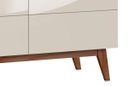 Ver imagem 5 de Rack Classic +3G 180cm Off White com Freijó - Imcal Móveis