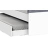 Cama Solteiro com Auxiliar Prisma Branco - Jea Móveis - 4