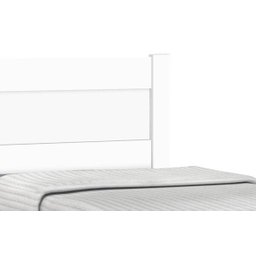 Cama Solteiro com Auxiliar Prisma Branco - Jea Móveis - 3